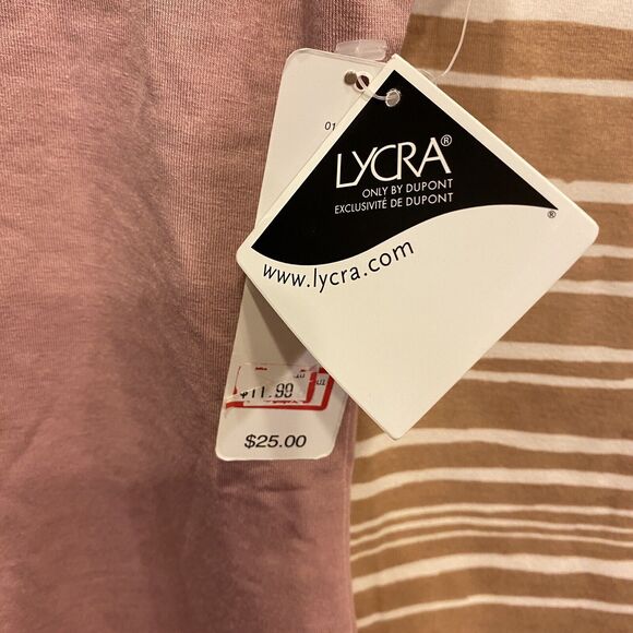 Bundle Of 2 Seamless Cap Sleeve Cami Crop Tops L NWT Rose And Tan Rayon/Spandex - Picture 8 of 15